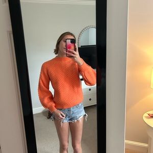Orange Janie and Jack sweater